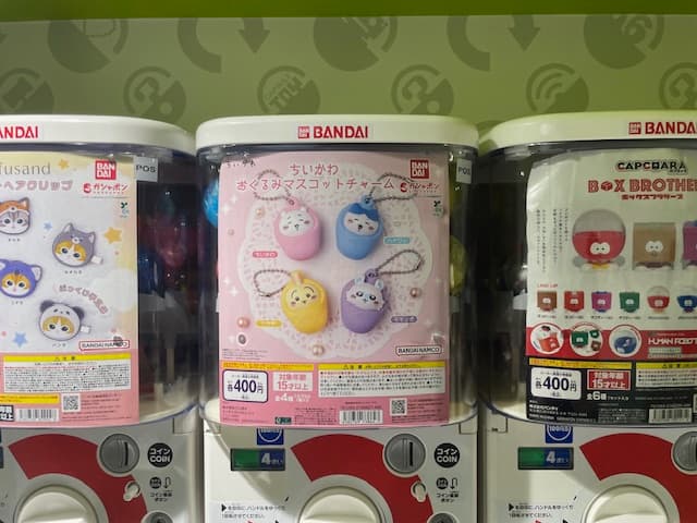 ちいかわのガチャガチャ