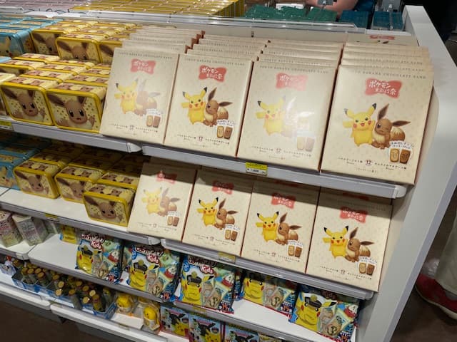 ポケモンのお菓子の箱