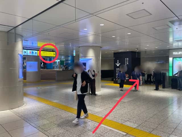 階段手前